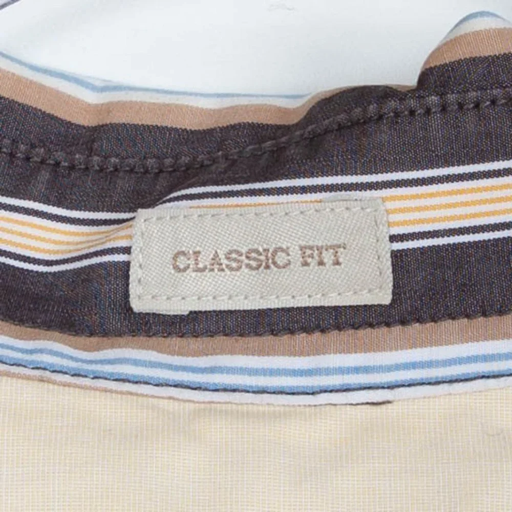 Banana Republic Striped Button Up Shirt Men's Sz‎ L